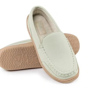 My Slippers All season Moccasin Slip On Casual Loafer Shoes women’s 7 Mint color